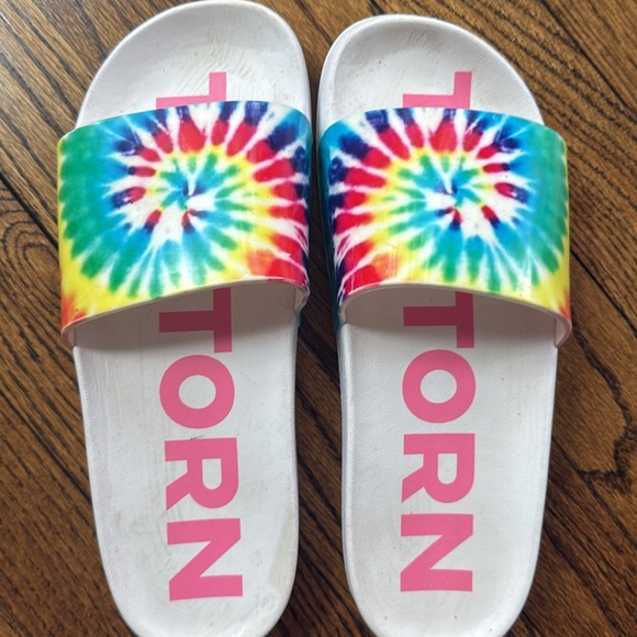Euc! Tretorn Tie-dye Slides size 8 - Picture 2 of 6